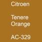 Preview: Citroen, Tenere Orange, AC-329.